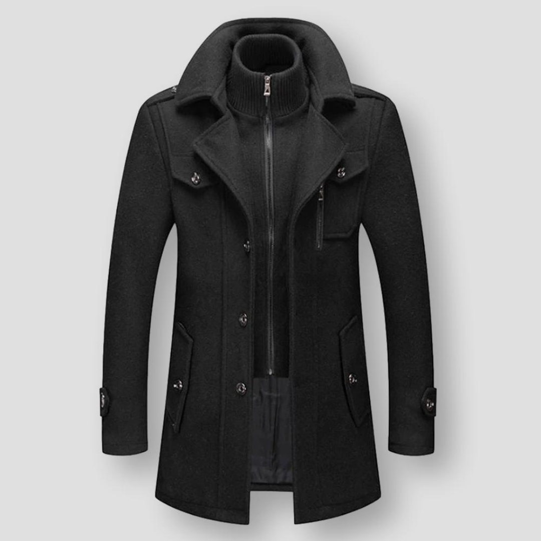 Men’s Wool Overcoat | Long Winter Coat