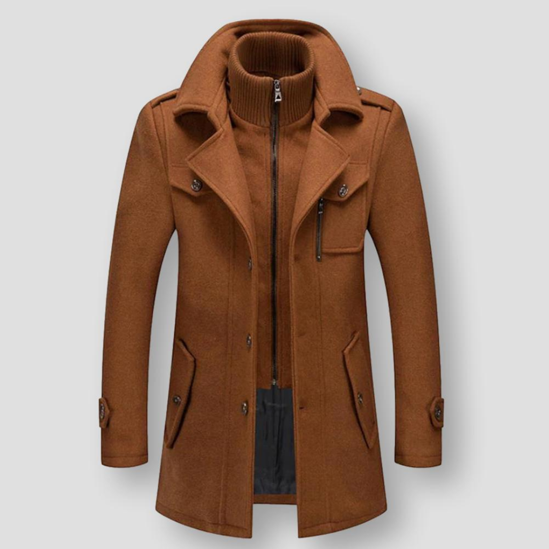Men’s Wool Overcoat | Long Winter Coat