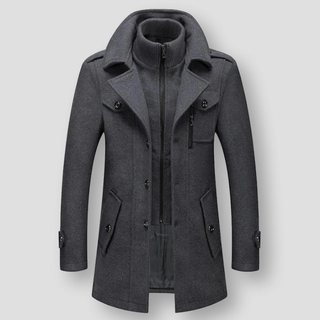 Men’s Wool Overcoat | Long Winter Coat