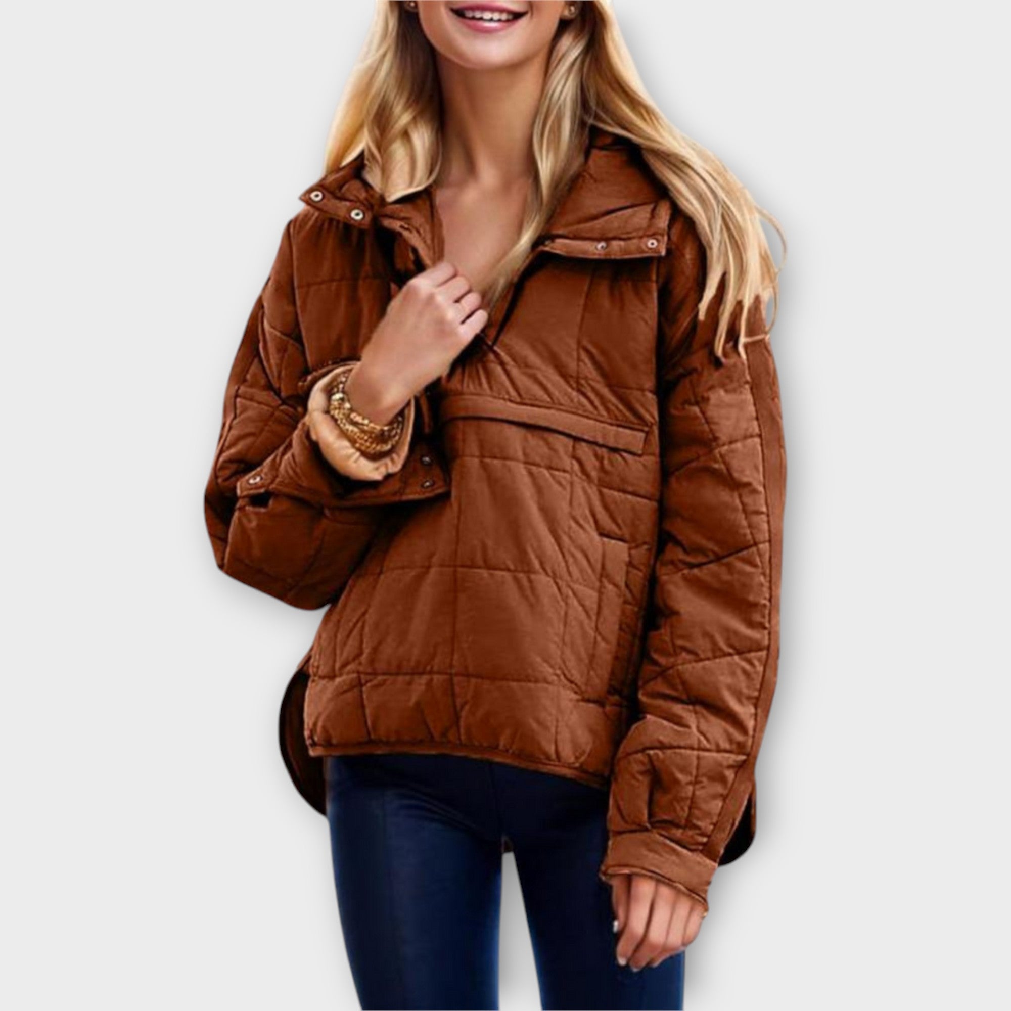 Women's Quilted With Hood Jacket | Winter