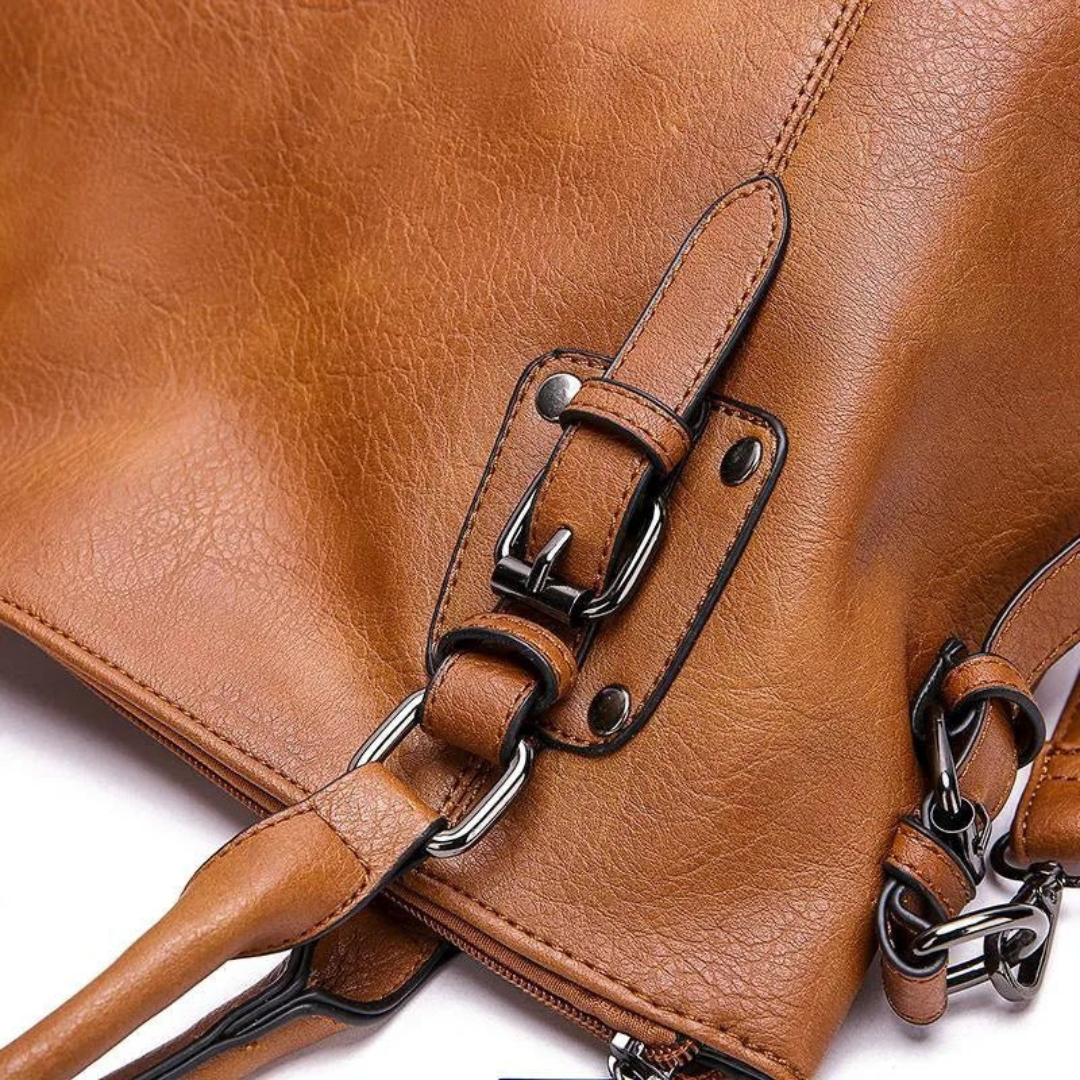 Women’s Leather Shoulder Bag | Convertible Handbag