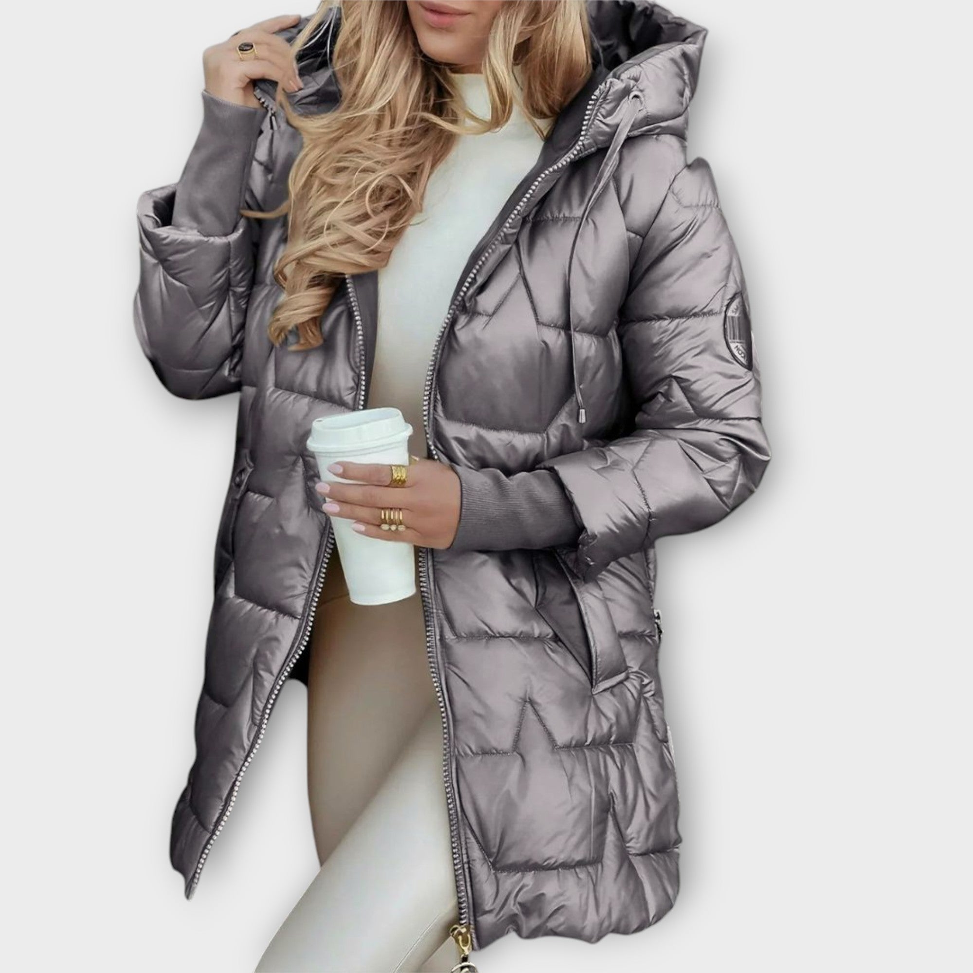 Women’s Winter Puffer Jacket | with hood