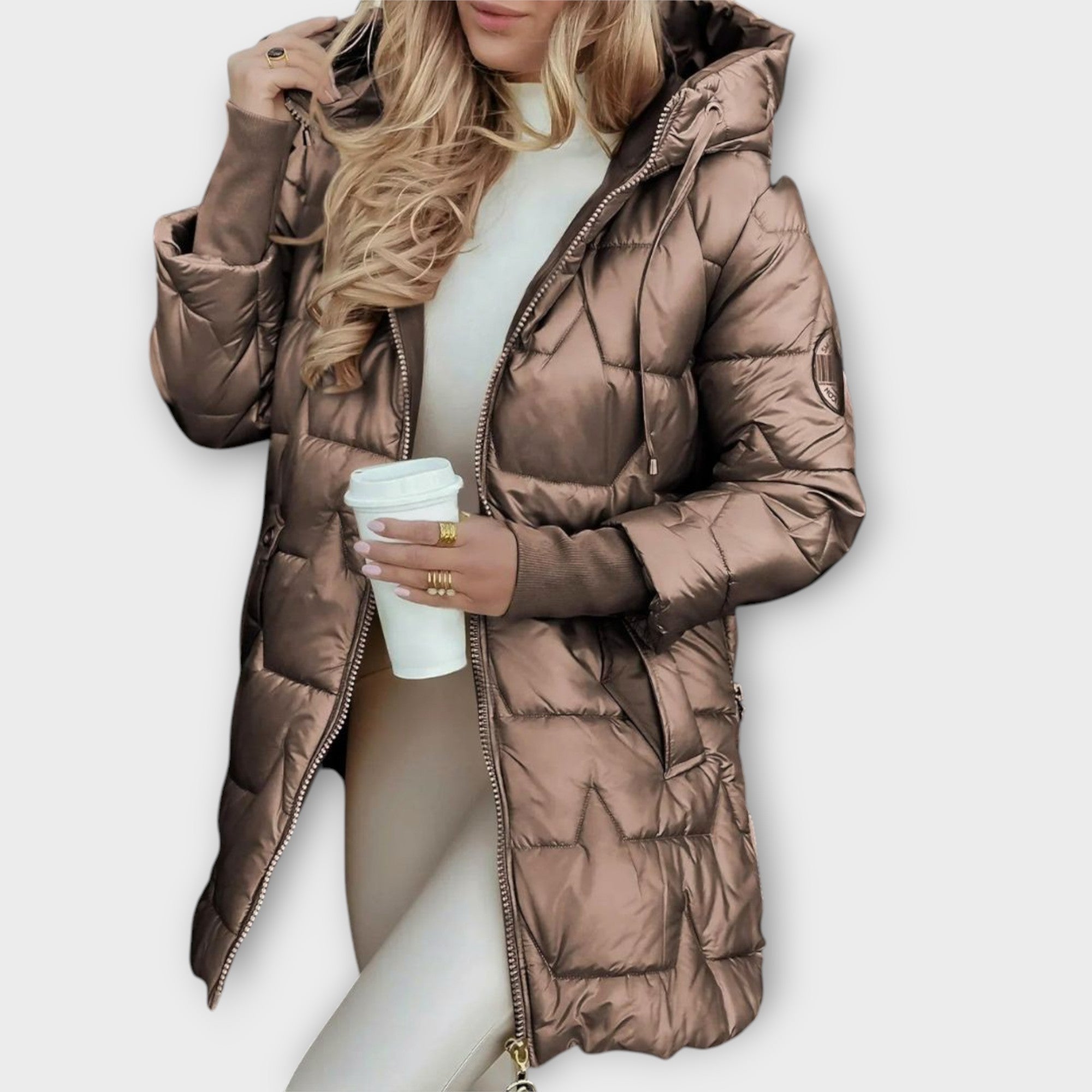 Women’s Winter Puffer Jacket | with hood