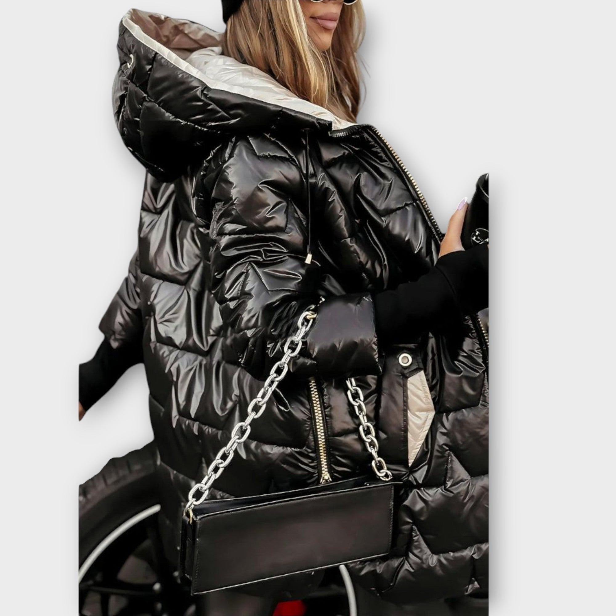 Women’s Winter Puffer Jacket | with hood