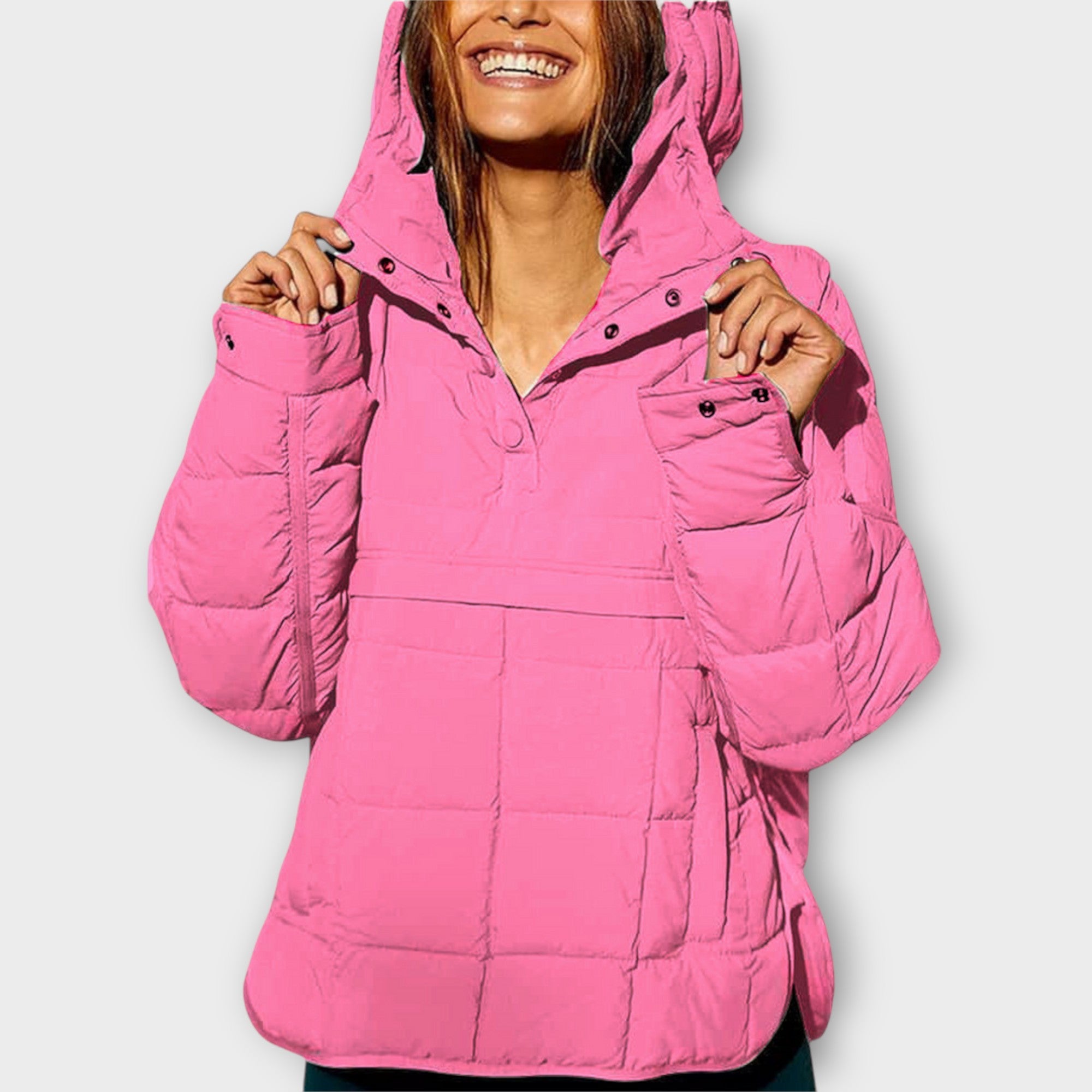 Women's Quilted With Hood Jacket | Winter